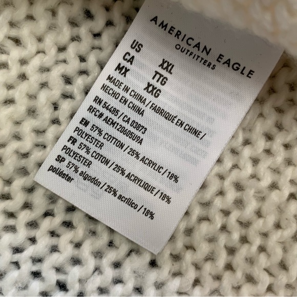 American Eagle SLOUCHY Boyfriend Open Front Cardigan - Picture 6 of 8